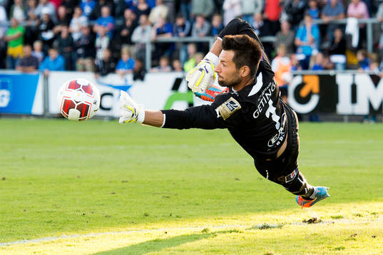 Halmstads målvakt Stojan Lukic