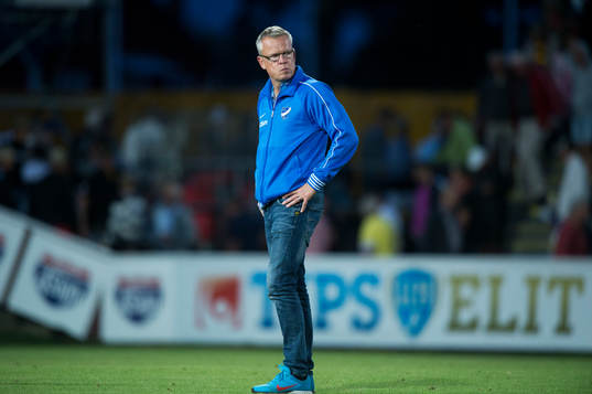 Norrköpings tränare Jan Andersson var inte glad i