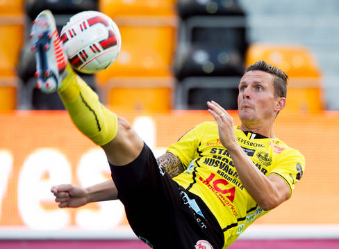 i Mjällbys Kristian Haynes brassesparkar