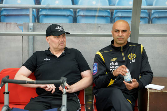 Elfsborgs manager Klas Ingesson och tränare Jan Mian