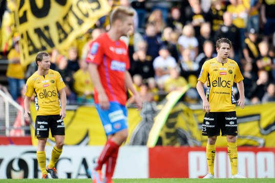 Elfsborgs Daniel Mobaeck och Marcus Rohdén deppar