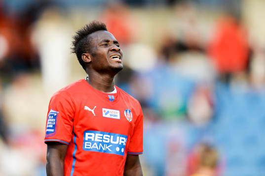 Helsingborgs David Accam deppar