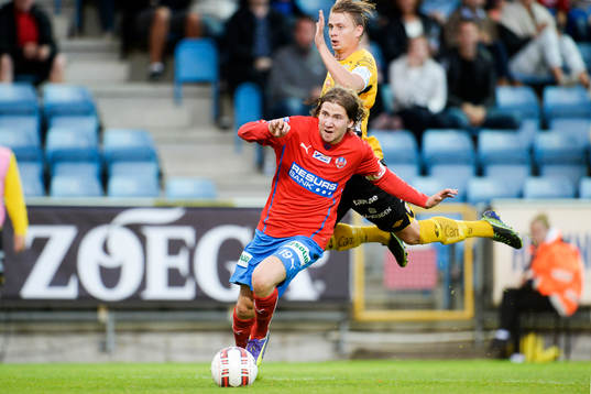 Helsingborgs Darijan Bojanic och Elfsborgs Marcus Rohdén