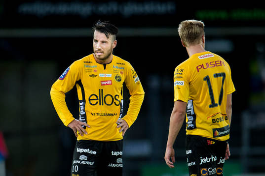 Elfsborgs Mikkel Beckmann och Per Frick deppar