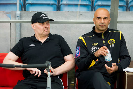 Elfsborgs manager Klas Ingesson och tränare Jan Mian