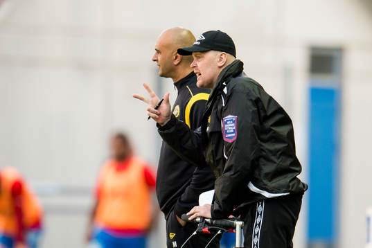 Elfsborgs manager Klas Ingesson och tränare Jan Mian