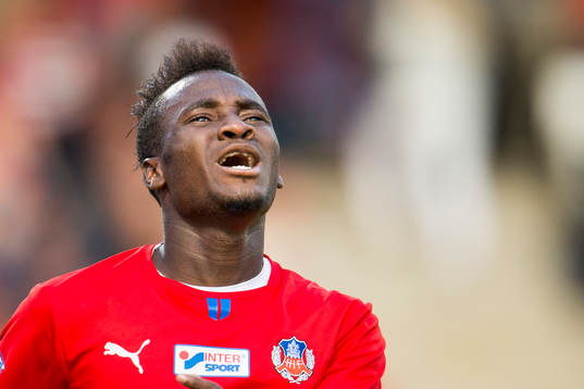 Helsingborgs David Accam deppar