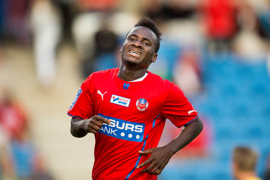 Helsingborgs David Accam deppar