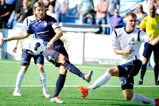 Malmö FFs Markus Halsti och Gefles Anders Wikström