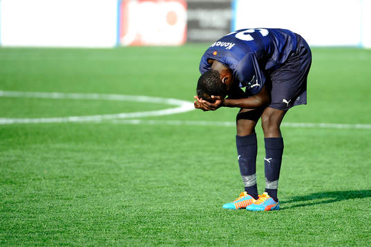 Malmö FFs Pa Konate deppar