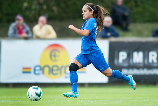Eskilstunas Malin Diaz Pettersson i matchen i