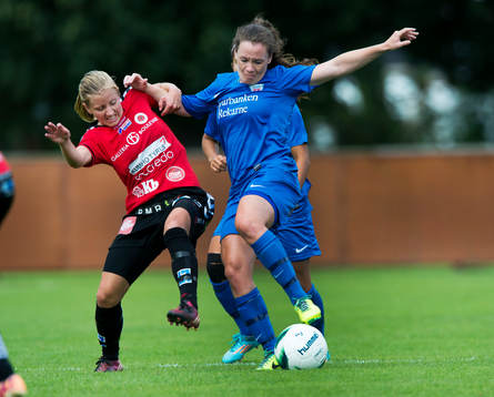 Kristianstads Gudny Björk Odinsdottir i matchen i