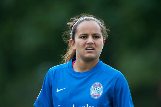 Eskilstunas Malin Diaz Pettersson i matchen i
