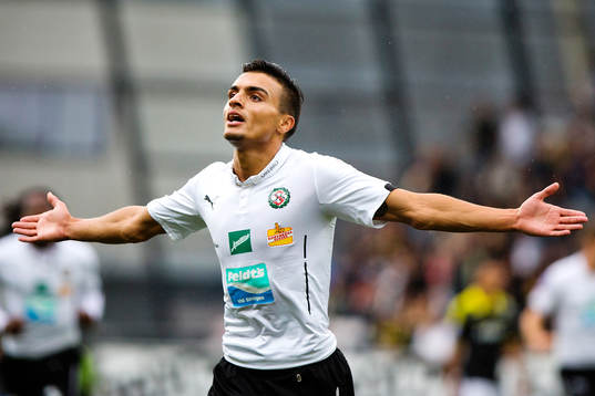 Örebros Ahmed Yasin gör 4-2 och jublar i Allsvenskan