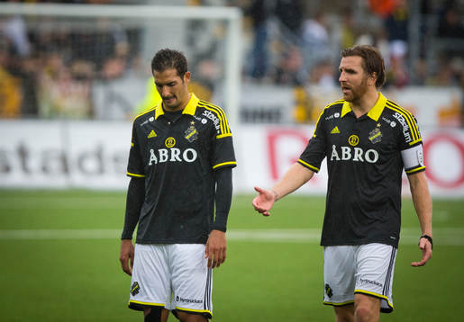 s Celso Borges och Nils-Eric Johansson deppar