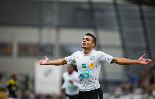 Örebros Ahmed Yasin gör 4-2 och jublar i Allsvenskan