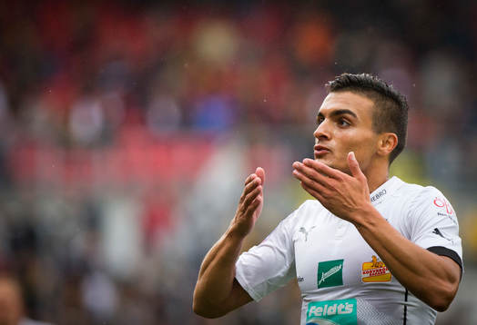 Örebros Ahmed Yasin gör 4-2 och jublar i Allsvenskan