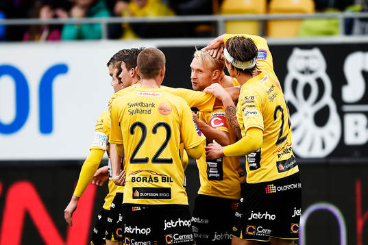 Elfsborgs spelare jublar