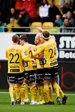 Elfsborgs spelare jublar