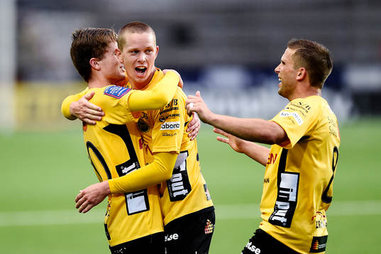 Elfsborgs spelare jublar