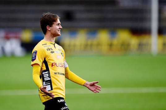 Elfsborgs Adam Lundqvist jublar