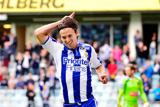 IFK Göteborgs Lasse Vibe jublar