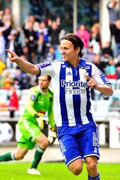 IFK Göteborgs Lasse Vibe jublar