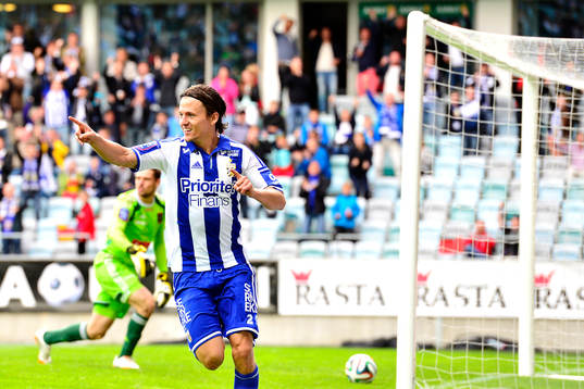 IFK Göteborgs Lasse Vibe jublar