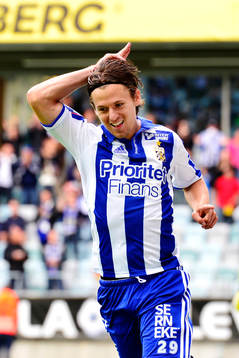 IFK Göteborgs Lasse Vibe jublar