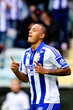 IFK Göteborgs Kenneth Zohore jublar