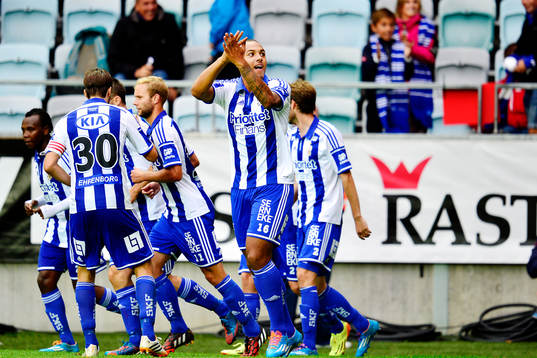 IFK Göteborgs Kenneth Zohore jublar
