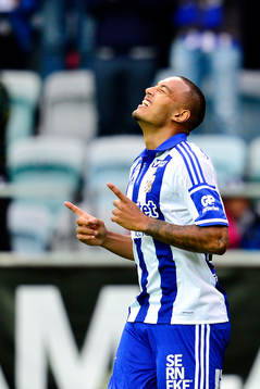 IFK Göteborgs Kenneth Zohore jublar