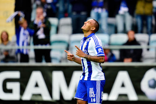 IFK Göteborgs Kenneth Zohore jublar