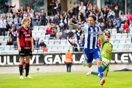 IFK Göteborgs Lasse Vibe jublar