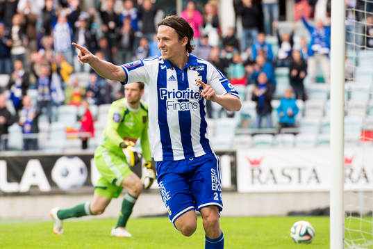 IFK Göteborgs Lasse Vibe jublar