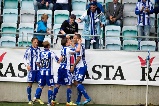 IFK Göteborgs Kenneth Zohore jublar