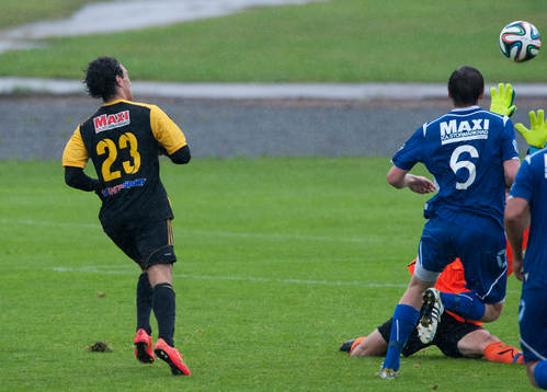 IFK Hässleholms Karim Al-Asi gör 5-1 i matchen i division