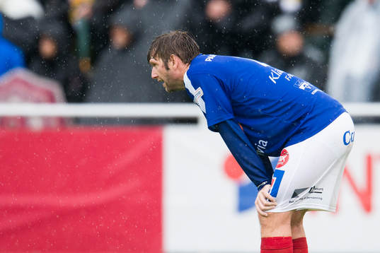 Åtvidabergs Allan Arenfeldt Olesen deppar