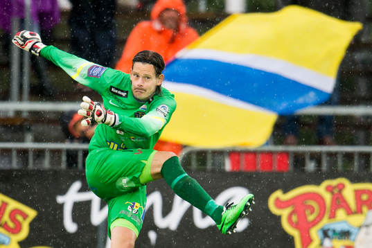 Falkenbergs målvakt Otto Martler