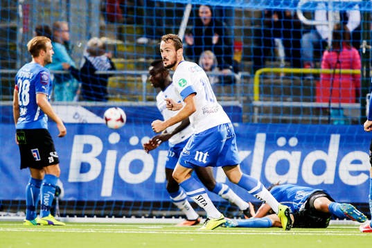 Norrköpings Emir Kujovic jublar
