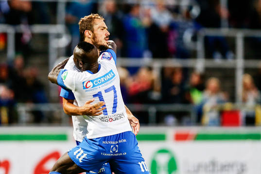 Norrköpings Emir Kujovic jublar