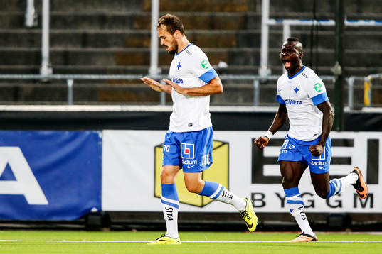 Norrköpings Emir Kujovic jublar