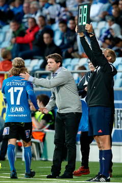 Halmstads tränare Jens Gustafsson