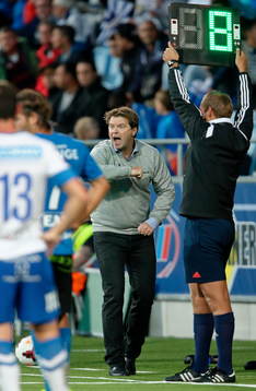Halmstads tränare Jens Gustafsson