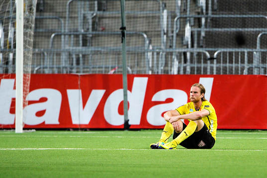 Mjällbys Gudmann Thorisson deppar fotbollsmatchen i
