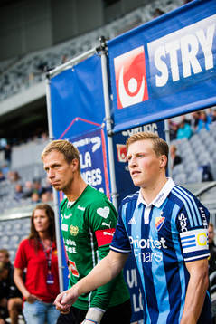 Mjällbys målvakt Mattias Asper och Djurgårdens Emil