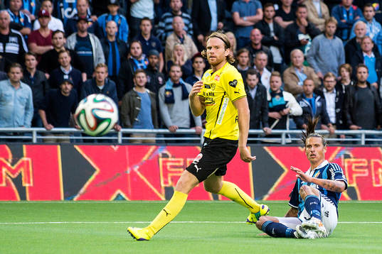 Mjällbys Gudmann Thorisson och Djurgårdens Aleksandar