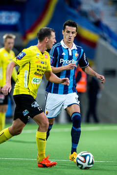 Mjällbys David Löfquist och Djurgårdens Haris Radetinac