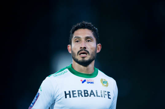 Hammarbys Pablo Pinones Arce  i matchen i Superettan mellan