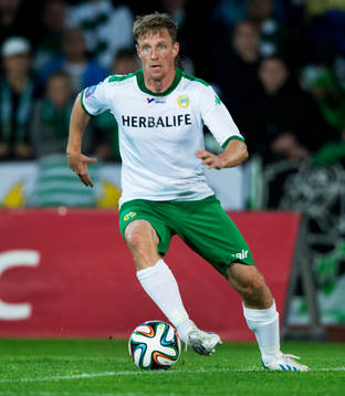 Hammarbys Jan Gunnar Solli i matchen i Superettan mellan